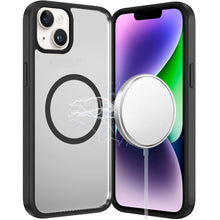 For iPhone 13/14 Case Premium Magnetic Circle Shockproof Cover + Tempered Glass