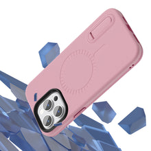 For iPhone 14 PRO Case Magnetic Circle Hybrid Phone Cover w/ Mini Pop-out Stand