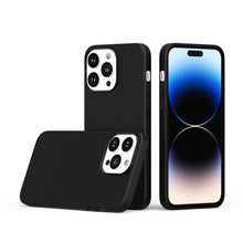 For iPhone 11 6.1 in. Case Magnetic Circle PU Leather Cover + Tempered Glass