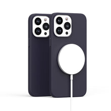 For iPhone 15 Pro Max Case Hidden Magnet Circle PU Leather + 2 Screen Protectors