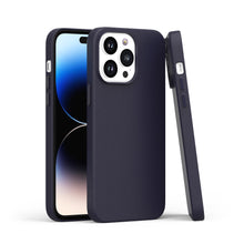 For iPhone 11 6.1 in. Case Magnetic Circle PU Leather Cover + Tempered Glass