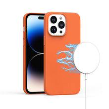 For iPhone 15 PLUS Case Hidden Magnetic Charging PU Leather + 2 Tempered Glass