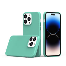 For iPhone 15 Case Magnetic Circle Premium PU Leather Cover + 2 Tempered Glass