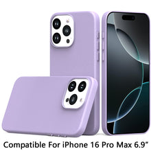 For iPhone 16 PRO MAX Case Hidden Magnetic Circle PU Leather + Tempered Glass