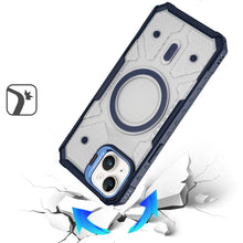 For iPhone 15 Case Rugged Cover Camera Stand Magnetic Circle + 2 Tempered Glass