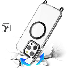 For iPhone 14 PRO MAX 6.7 in. Case Long Color Matching Lanyard Magnetic Circle