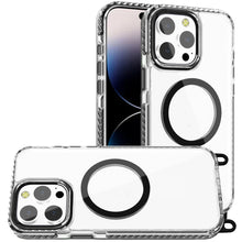 For iPhone 14 PRO MAX 6.7 in. Case Long Color Matching Lanyard Magnetic Circle