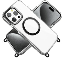 For iPhone 15 Pro Max Case Matching Lanyard Magnetic Circle + 2 Tempered Glass