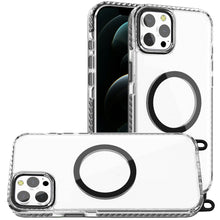 For iPhone 12 Pro Max Case Long Matching Lanyard Magnetic Circle +Tempered Glass