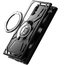 For Samsung S23 Ultra Case Magnetic Circle 360 Rotating Metal Stand Shockproof