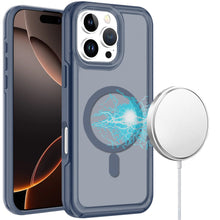 For iPhone 16 PRO MAX Case Magnetic Circle Sleek Hybrid Cover + Tempered Glass