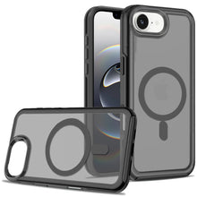For iPhone 16e Case Magnetic Circle Sleek Hybrid Phone Cover + Tempered Glass