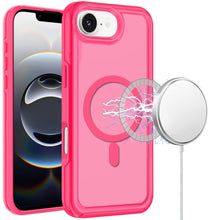 For iPhone 16e Case Magnetic Circle Sleek Hybrid Phone Cover + Tempered Glass