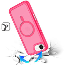 For iPhone 16e Case Magnetic Circle Sleek Hybrid Phone Cover + Tempered Glass