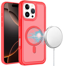 For iPhone 16 Pro 6.3in Case Magnetic Circle Sleek Hybrid Cover + Tempered Glass