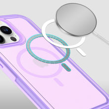 For iPhone 14 PRO MAX Case Magnetic Ring Sleek Frosted Back Hybrid Phone Cover