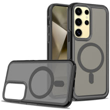 For Samsung Galaxy S24 Ultra Case Translucent Magnetic Charging Hybrid Cover