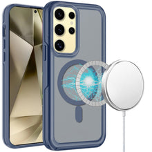 For Samsung Galaxy S24+ Plus Case Translucent Magnetic Charging Hybrid Cover
