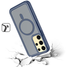 For Samsung Galaxy S24+ Plus Case Translucent Magnetic Charging Hybrid Cover