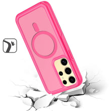 For Samsung Galaxy S24 Case Magnetic Circle Sleek Protective Hybrid Phone Cover