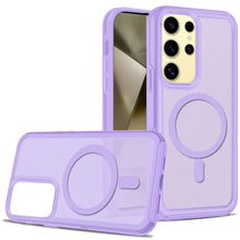 For Samsung Galaxy S24 Ultra Case Translucent Magnetic Charging Hybrid Cover
