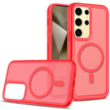 For Samsung Galaxy S24 Ultra Case Translucent Magnetic Charging Hybrid Cover