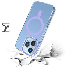 For iPhone 16 PRO MAX Case Magnetic Circle Matching Color Trim + Tempered Glass