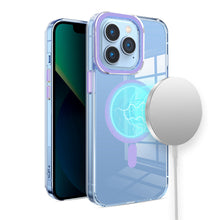For iPhone 15 PLUS Case Magnetic Charging Matching Color Trim + 2 Tempered Glass