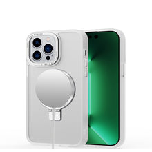For iPhone 12 Pro Max Case Metallic Magnetic Circle Ring Stand + Tempered Glass