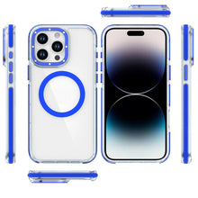 For iPhone 14 PRO MAX 6.7 in. Case Magnetic Circle Color Matching Trim Cover