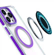 For iPhone 14 PRO MAX 6.7 in. Case Magnetic Circle Color Matching Trim Cover