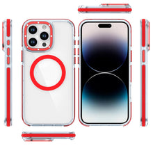For iPhone 14 PRO MAX 6.7 in. Case Magnetic Circle Color Matching Trim Cover