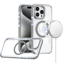 For iPhone 15 Pro Max Case Magnetic Circle Color Matching Trim +2 Tempered Glass