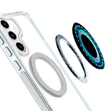 For Samsung Galaxy S24 FE Case Magnetic Circle Color Matching Trim Rugged Cover