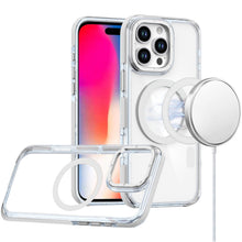 For iPhone 16 Pro 6.3in Case Magnetic Circle Color Matching Trim +Tempered Glass