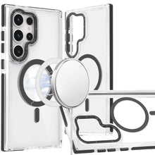 For Samsung S23 Ultra Case Magnetic Circle with Color Matching Trim Phone Cover