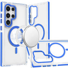 For Samsung S23 Ultra Case Magnetic Circle with Color Matching Trim Phone Cover