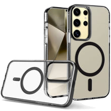 For Samsung Galaxy S24 Ultra Case Magnetic Charging Grip Sides Clear Back