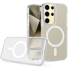 For Samsung Galaxy S24 Ultra Case Magnetic Charging Grip Sides Clear Back
