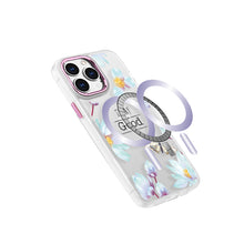For iPhone 12/12 Pro Case Magnetic Circle Inspiration Quote + Tempered Glass