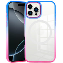 For iPhone 16 PRO MAX Case Magnetic Circle 2 Tone Gradient + Tempered Glass