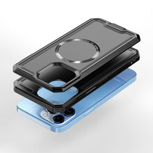 For iPhone 12/12 Pro Case Magnetic Ring Rugged Fused Shockproof + Tempered Glass