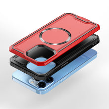 For iPhone 15 Case Magnetic Circle Rugged Fused Shockproof + 2 Tempered Glass