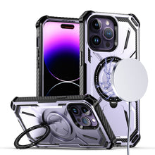 For iPhone 15 PLUS Case Magnetic Charging Shockproof w/ Ring + 2 Tempered Glass