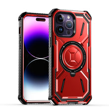 For iPhone 15 PRO Case Magnetic Charging Shockproof w/ Ring + 2 Tempered Glass