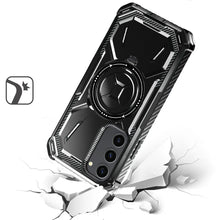 For Samsung Galaxy S24 Ultra Case Magnetic Charging Rugged Shockproof Ringstand