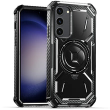 For Samsung Galaxy S24 Case Magnetic Circle Rugged Shockproof Ring Stand Cover