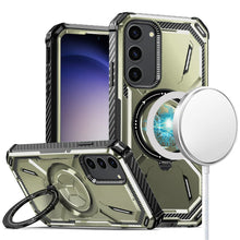 For Samsung Galaxy S24+ Plus Case Magnetic Charging Rugged Shockproof Ringstand