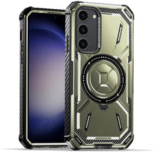 For Samsung Galaxy S24 Case Magnetic Circle Rugged Shockproof Ring Stand Cover