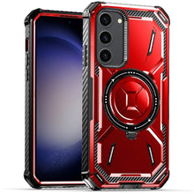 For Samsung Galaxy S24 Case Magnetic Circle Rugged Shockproof Ring Stand Cover